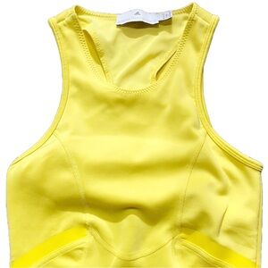 Adidas Stella McCartney Yellow Open Back Top